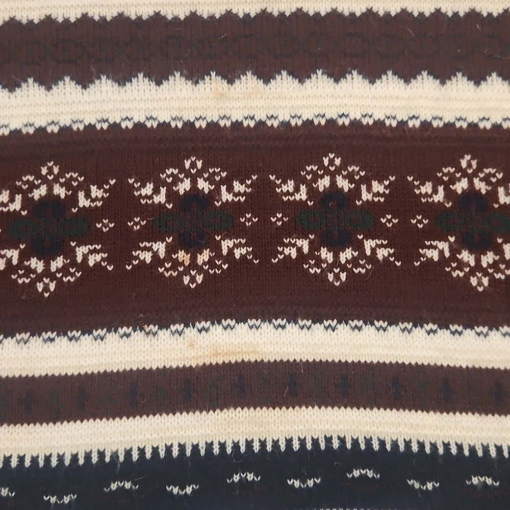 Punky Festive Red & Blue Winter Sweater
